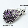 Natural Amethyst Gemstone Pendants G-H1577-4-2