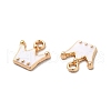 Alloy Enamel Pandants ENAM-K067-53KCG-04-2