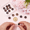 SOFPLATE 20Pcs Natural Tiger Eye European Beads G-SP0001-01B-02-3