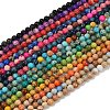 Dyed Natural Regalite/Imperial Jasper/Sea Sediment Jasper Beads Strands G-B124-C04-1