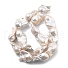 Natural Nucleated Pear Beads Strands PEAR-B004-15N-05A-02-4