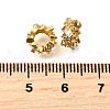 Column Brass Micro Pave Cubic Zirconia Spacer Beads KK-L230-05G-2