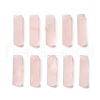 Natural Rose Quartz Pendants G-L593-01A-1