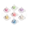 Transparent Luminous Acrylic Pendants TACR-Z002-02-2
