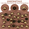 Unicraftale 30Pcs 1-Hole Alloy Shank Buttons FIND-UN0002-82-5