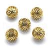 Brass Filigree European Beads KK-A143-09C-RS-1