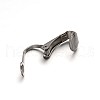 Tarnish Resistant 304 Stainless Steel Clip-on Earring Findings STAS-E103-05P-2