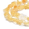 Raw Rough Natural Citrine Beads Strands G-I279-B17-3