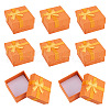Square Paper Jewelry Ring Gift Boxes with Bowknot CON-TAC0010-80A-2