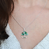 SUPERFINDINGS 4 Sets 8 Styles Natural & Synthetic Mixed Stone Chip Pendants FIND-FH0006-04-6