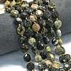 Natural African Turquoise(Jasper) Beads Strands G-C116-A133-01-1