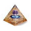 Orgonite Pyramid Resin Energy Generators DJEW-D013-05C-2