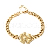 304 Stainless Steel Link Bracelets BJEW-Z098-01G-2