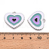 Alloy Enamel Pendants ENAM-T020-104B-3