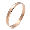 Fashion 304 Stainless Steel Bangle Sets BJEW-L664-019-01-4