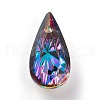 Embossed Glass Rhinestone Pendants GLAA-J101-06A-001VO-3