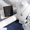 SUNNYCLUE 12Pcs 304 Stainless Steel Satellite Chain Necklaces NJEW-SC0001-27-4