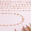 Natural Sunstone Chips Beaded Chains CHC-SZ0001-62D-4
