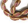 Handmade Porcelain Beads Strands PORC-B002-15B-3
