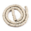 Handmade Polymer Clay Beads Strands CLAY-R089-6mm-115-2