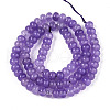 Dyed Natural White Jade Beads Strands G-T139-59A-08-2