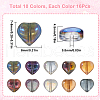 SOFPLATE 160Pcs 10 Colors Electroplate Glass Beads EGLA-SP0001-22-2