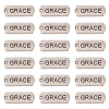 20Pcs Tibetan Style Alloy Rectangle Pendants TIBEP-TAG0001-01-3