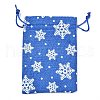 Christmas Themed Burlap Packing Pouches ABAG-L007-01A-02-2