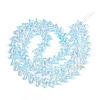 Transparency Electroplate Glass Beads Strands GLAA-T023-39A-06-2