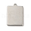 Non-Tarnish 304 Stainless Steel Pendants STAS-G278-08P-2