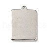 304 Stainless Steel Pendants STAS-G278-08P-2