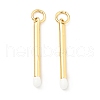 Brass Enamel Pendants KK-G416-36G-2