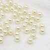 ABS Plastic Imitation Pearl Round Beads X-MACR-F065-22-1