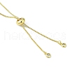 Rack Plating Brass Box Chain Slider Bracelets MAK-YW0001-04G-2