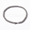 Tarnish Resistant 304 Stainless Steel Ball Chain Bracelets BJEW-L575-01-1