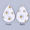 PU Leather Big Pendants X-FIND-T058-B14-1