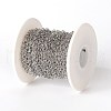 Tarnish Resistant 304 Stainless Steel Rolo Chains CHS-E016-02G-P-3