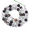 Natural Green Lodolite Quartz/Garden Quartz Beads Strands G-R460-002-2