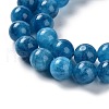 Dyed Natural Malaysia Jade Beads Strands G-G021-02B-10-3