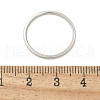 304 Stainless Steel Plain Band Rings STAS-I160-F03-P-5