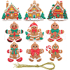 SUNNYCLUE 1Set Christmas Plastic Pendants DIY-SC0026-46C-1
