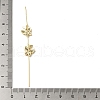 Butterfly Brass Crystal Rhinestone Ear Wrap Crawler Hook Earrings for Women EJEW-C097-03G-01-3