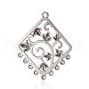 Tibetan Style Alloy Chandelier Component Links PALLOY-G118-02AS-2