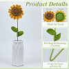 Woolen Yarn Artificial Flower AJEW-WH0314-592-4