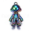 Rainbow Color Alloy Pendants PALLOY-S180-191-NR-2