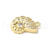 Brass Micro Pave Cubic Zirconia Pendants X-KK-P290-48G-2