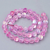 Synthetic Moonstone Beads Strands G-S283-6mm-13-2