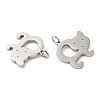 Non-Tarnish 304 Stainless Steel Pendants STAS-Z042-09P-2