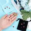 Beebeecraft 4 Pairs Sport Ball Alloy Stud Earrings for Women EJEW-BBC0001-52D-3