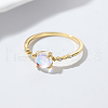 925 Sterling Silver Moonstone Finger Rings for Women HV9473-7-2